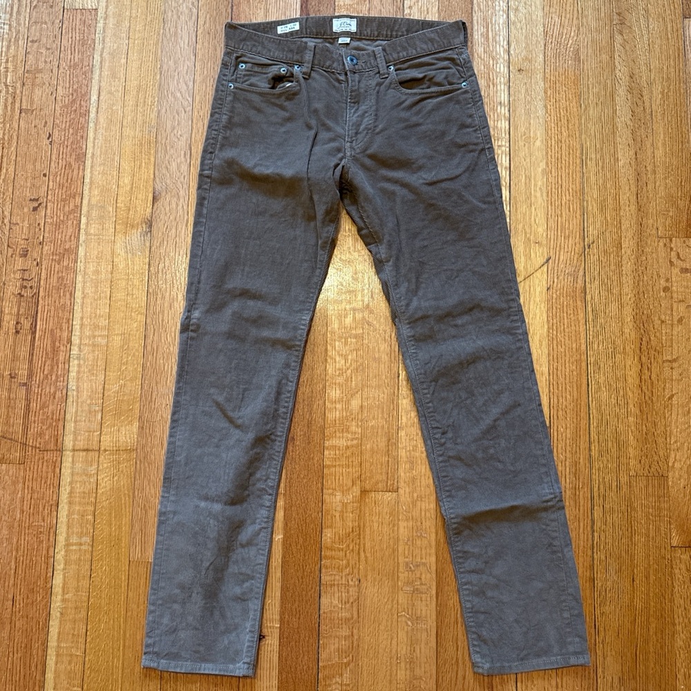 J. Crew Corduroy Pants in Brown